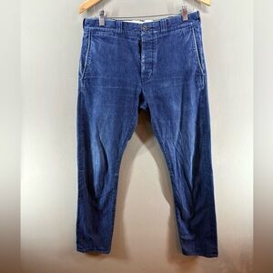 Wallace & Barnes Men’s Selvedge Jeans White Oak Denim Chino Slim 30X30 Men Blue